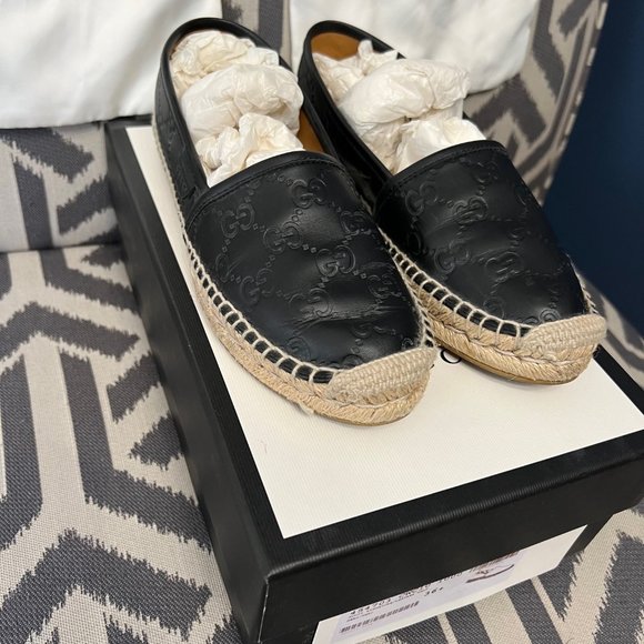 Gucci leather espadrilles size 36 - Picture 2 of 8